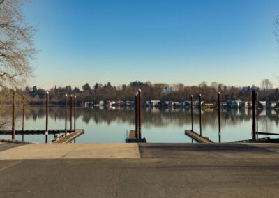 The Willamette Park dock